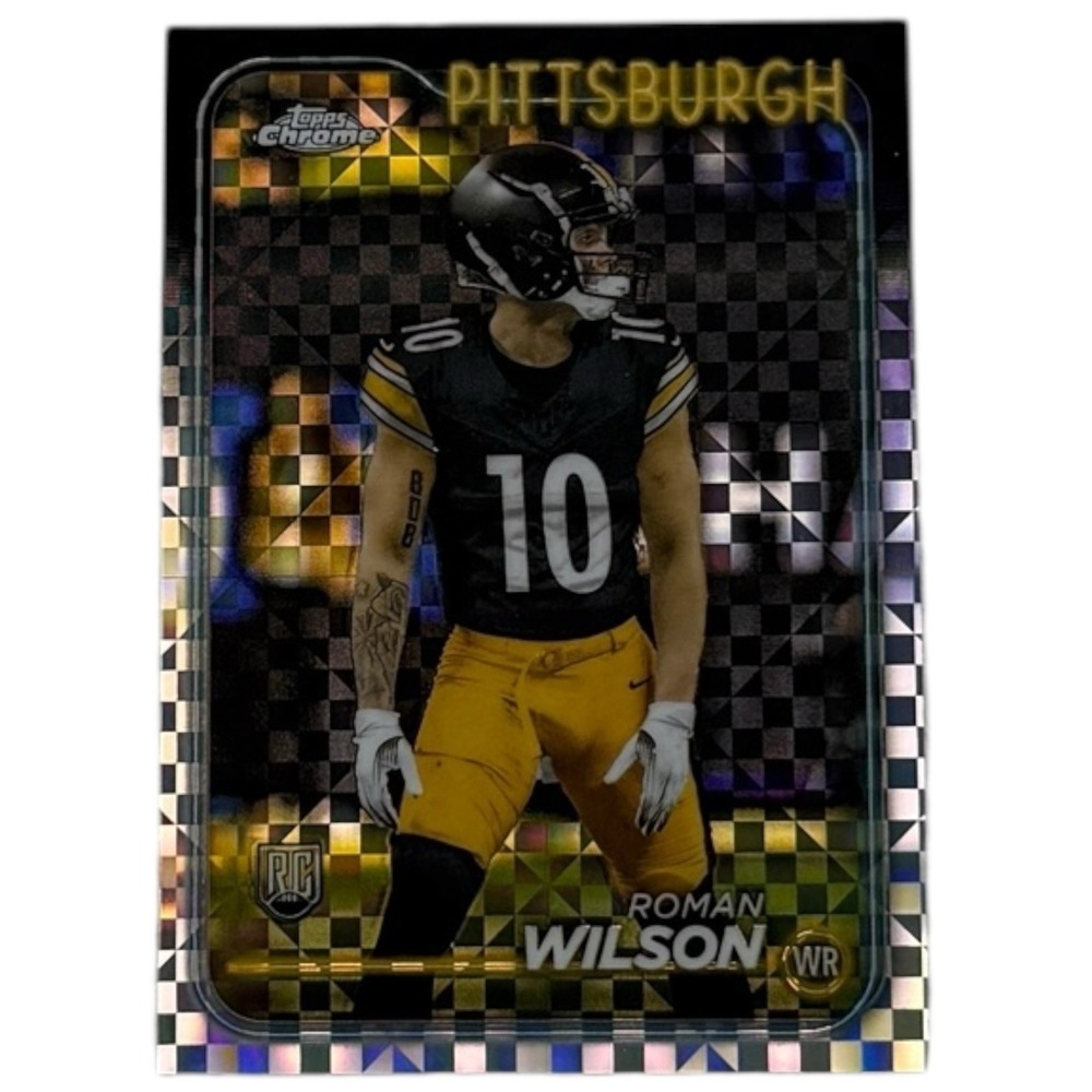2024‎ Topps Chrome Rookies X-Fractor Roman Wilson #230 Rookie RC
